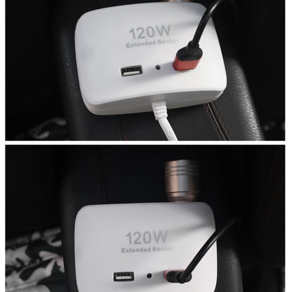 Chargeur de voiture avec 2 USB et 3 allume-cigare 5V