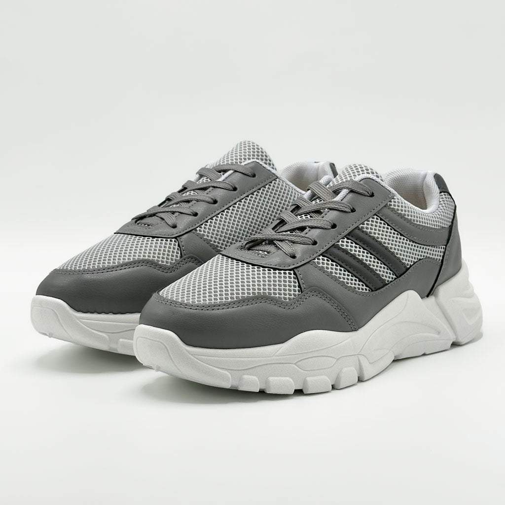 Chaussure streetwear casual confortable semelle absorbante au chocs - GRIS تنزوت