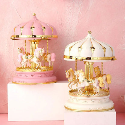 Carrousel Lumineux et Musical pour Décoration