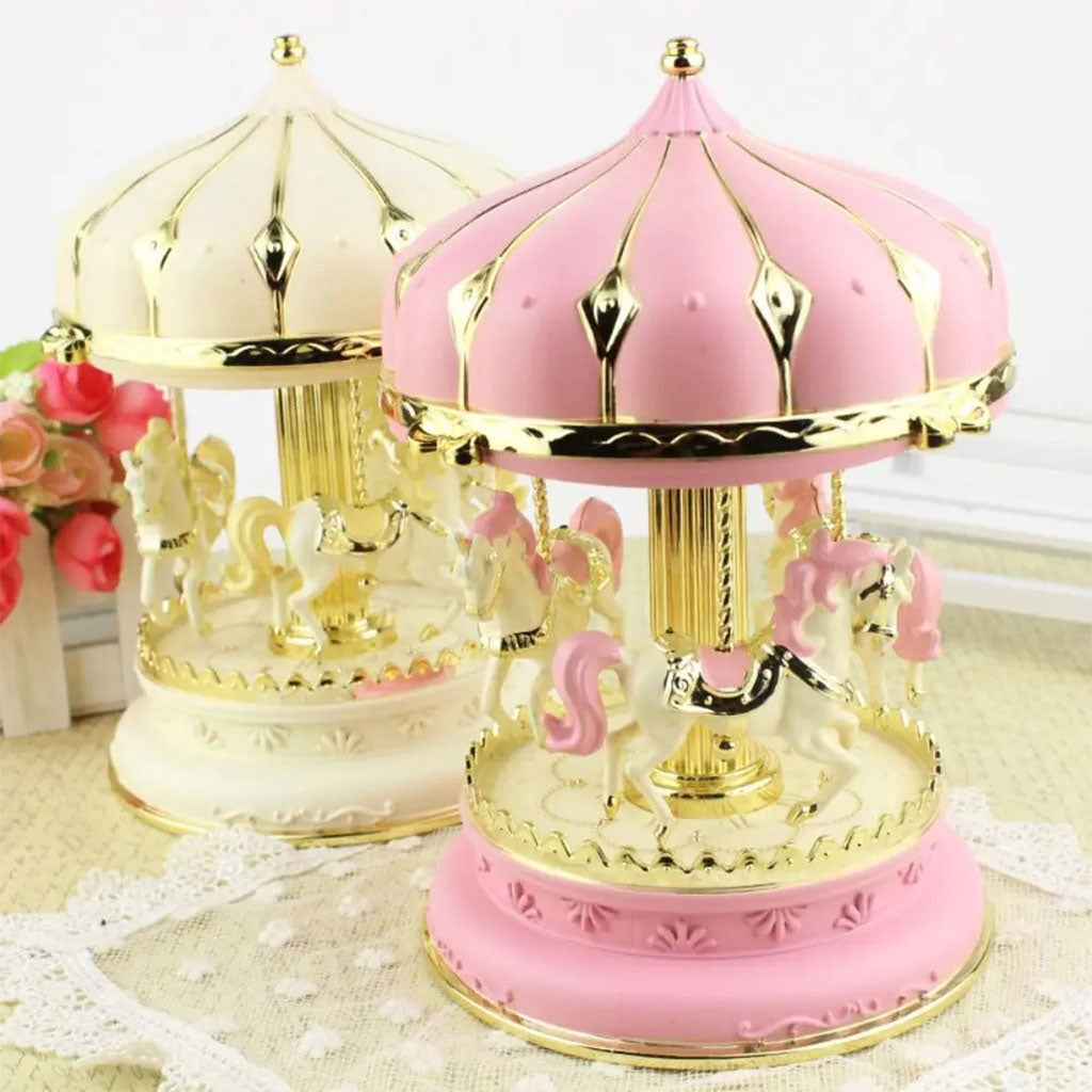 Carrousel Lumineux et Musical pour Décoration