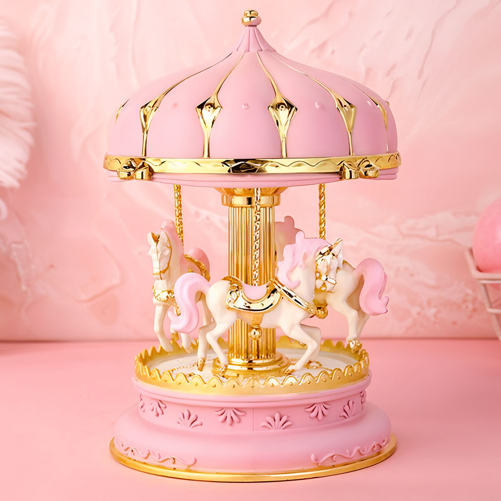 Carrousel Lumineux et Musical pour Décoration تنزوت