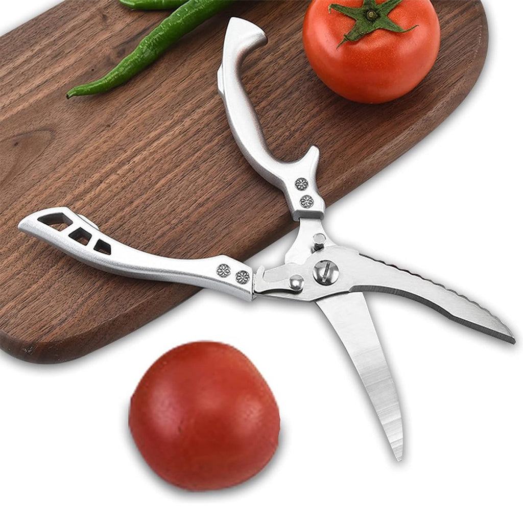 Ciseaux de cuisine en acier inoxydable avec manche en aluminium – مقص تقطيع اللحوم