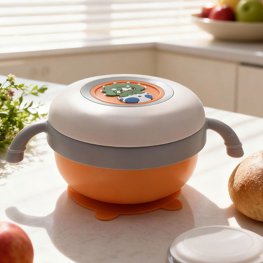 Boîte à Manger pour Enfants avec Couvercle Illustré Design Ludique – علبة حفظ الطعام للأطفال