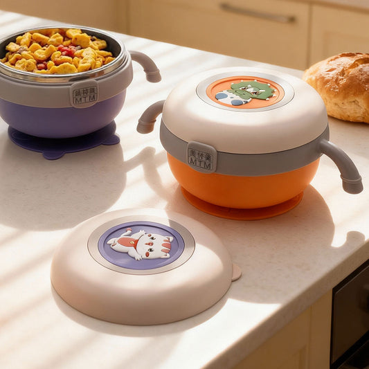 Boîte à Manger pour Enfants avec Couvercle Illustré Design Ludique – علبة حفظ الطعام للأطفال - تنزوت