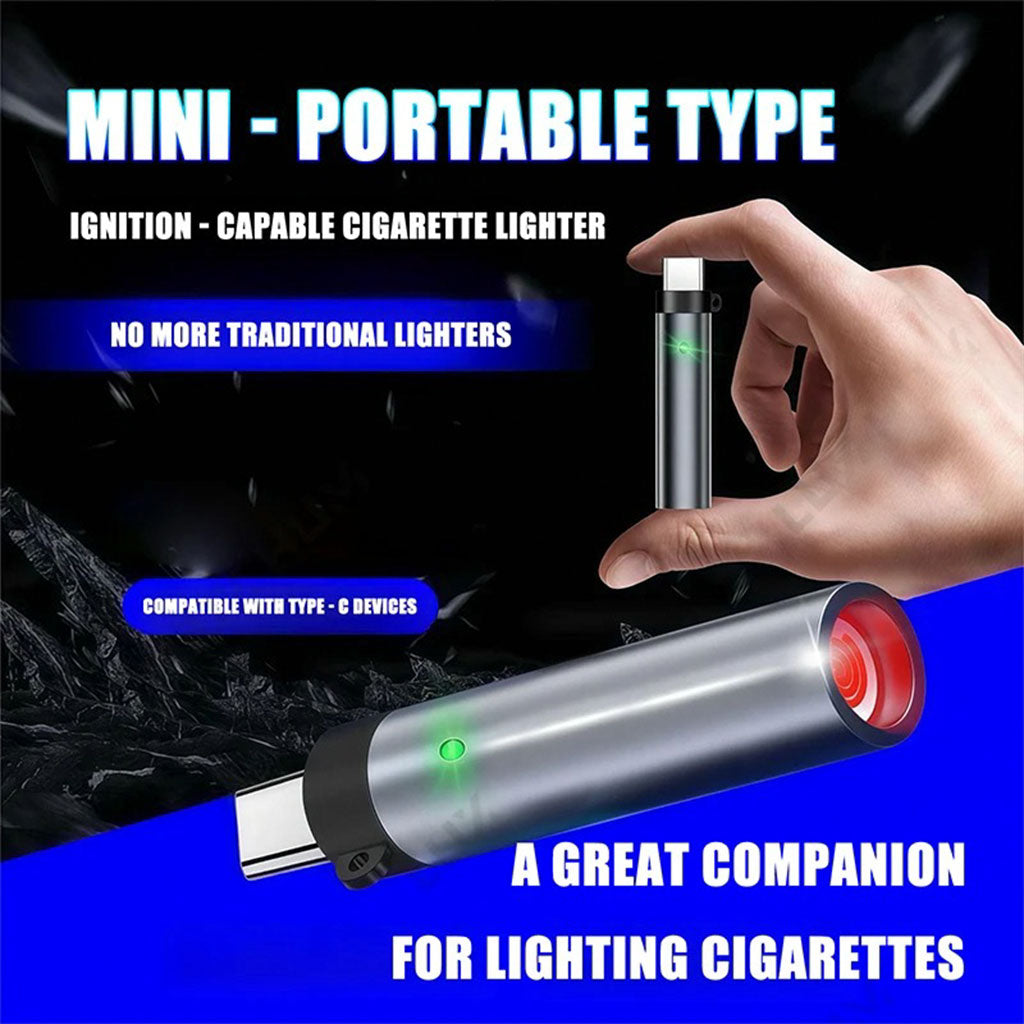 Briquet électrique Portable Alimentation Type-C V2