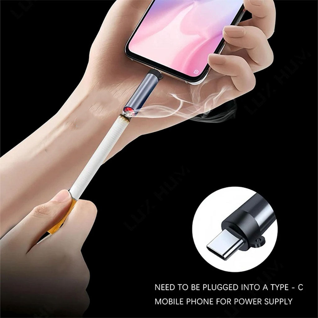 Briquet électrique Portable Alimentation Type-C V2