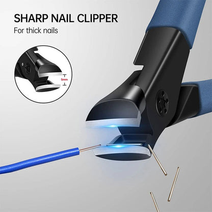 Coupe-ongles courbés en acier inoxydable pour ongles épais – مقص أظافر بتصميم منحني للأظافر السميكة