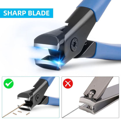 Coupe-ongles courbés en acier inoxydable pour ongles épais – مقص أظافر بتصميم منحني للأظافر السميكة