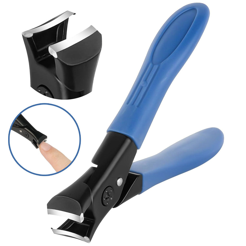 Coupe-ongles courbés en acier inoxydable pour ongles épais – مقص أظافر بتصميم منحني للأظافر السميكة تنزوت
