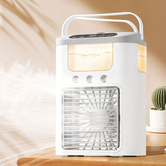 Climatiseur Portable et Refroidisseur d’air brumisateur – مبرد محمول ومعطر جو 2في1 تنزوت
