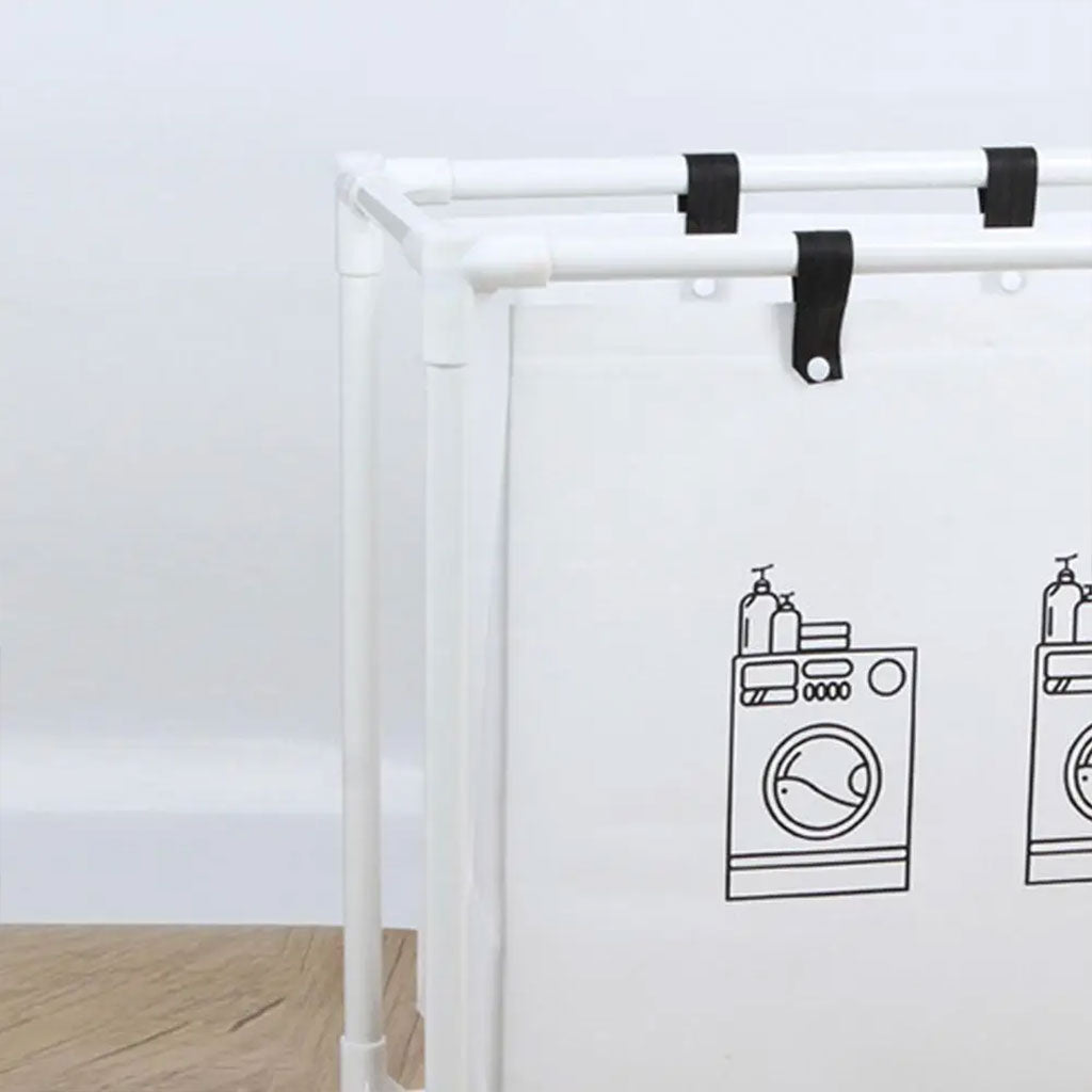 Panier à linge sur roulettes pour vêtements sales en salle de bain – سلة تجميع الملابس الغسيل