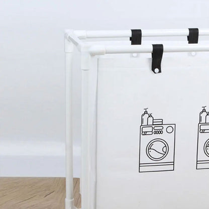 Panier à linge sur roulettes pour vêtements sales en salle de bain – سلة تجميع الملابس الغسيل