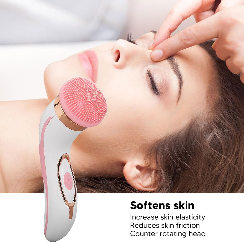 CNAIER Brosse Nettoyante Visage en Profondeur avec 3 embouts – جهاز تنظيف البشرة بعمق