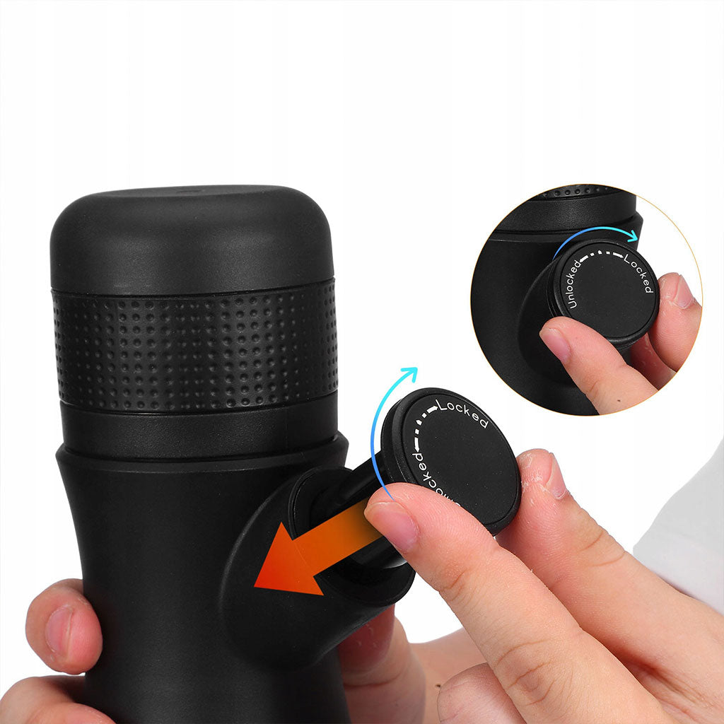 Machine à expresso portable idéale pour le déplacement et et les activités de plein air – ماكينة صنع القهوة محمولة