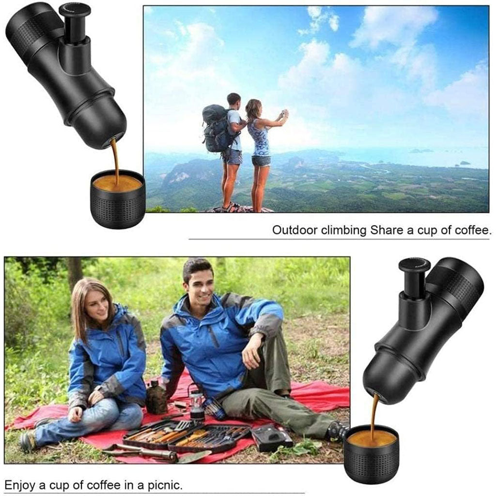 Machine à expresso portable idéale pour le déplacement et et les activités de plein air – ماكينة صنع القهوة محمولة