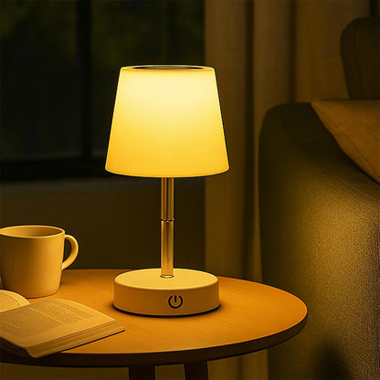 Lampe de chevet télescopique LED rechargeables lumière chaude – مصباح تيليسكوبي بإضاءة دافئة