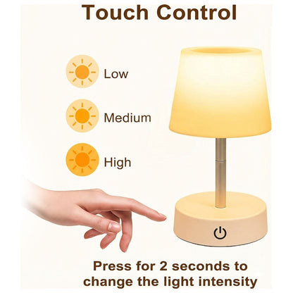 Lampe de chevet télescopique LED rechargeables lumière chaude – مصباح تيليسكوبي بإضاءة دافئة