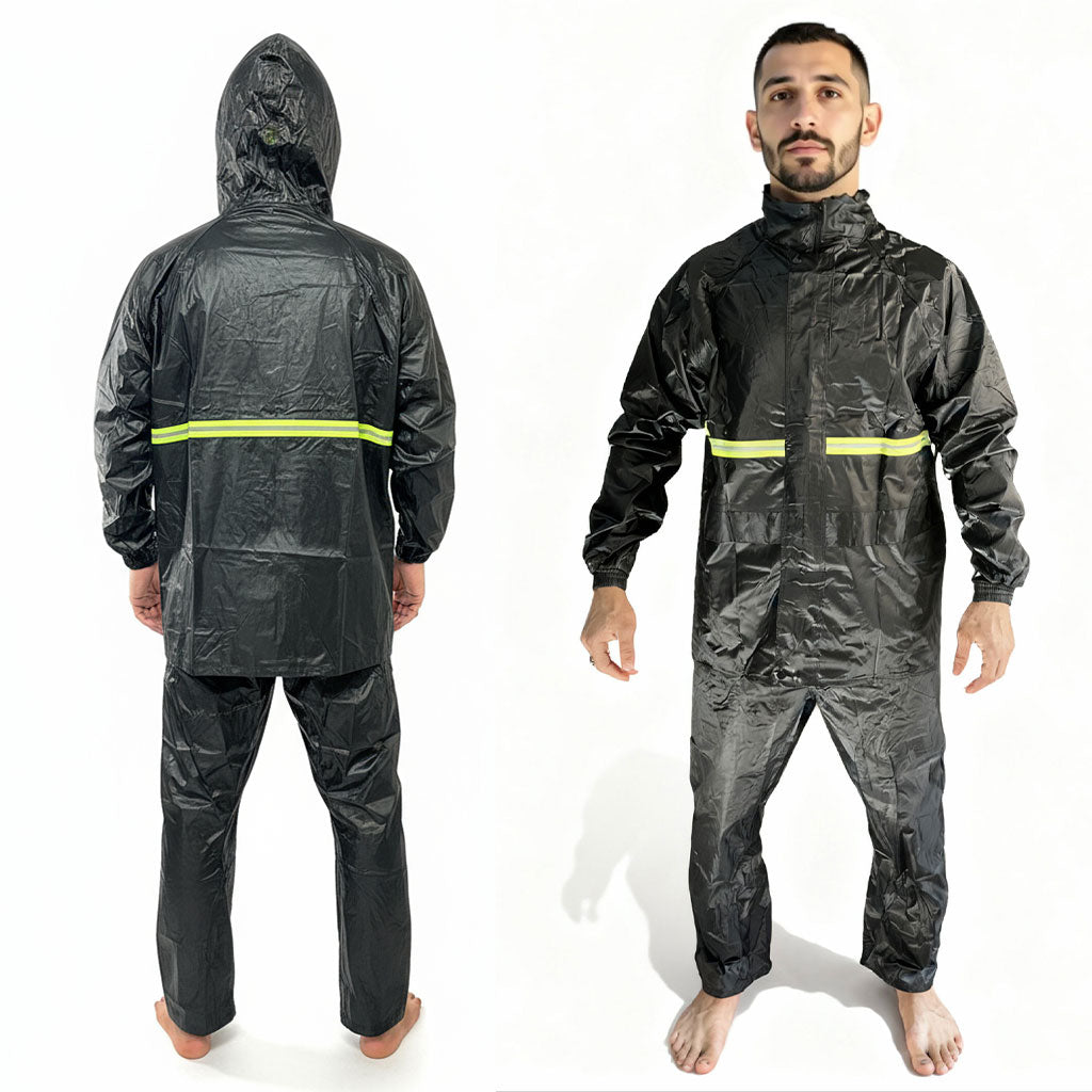 Ensemble De Pluie Imperméable Veste Et Pantalon pour une protection optimale V1 – بدلة مقاومة للماء - تنزوت