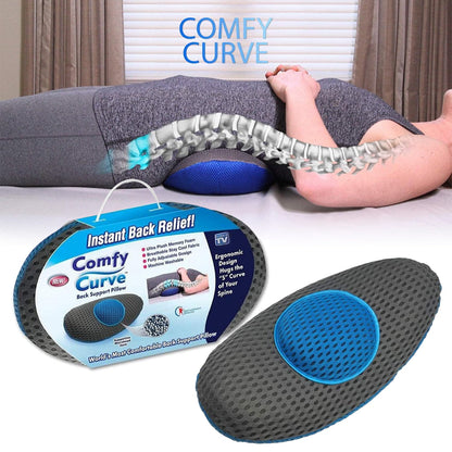 Comfy Curve Coussin de Soutien Lombaire Conception Ergonomique – وسادة أسفل الظهر جد مريحة تنزوت