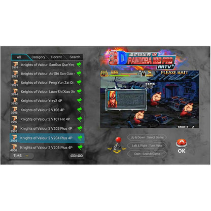 Pandora Box 3D Console de jeu d’arcade multi-joueurs + 5000 jeux – جهاز ألعاب