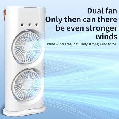 Refroidisseur Portable à Double Ventilateur – جهاز تبريد محمول