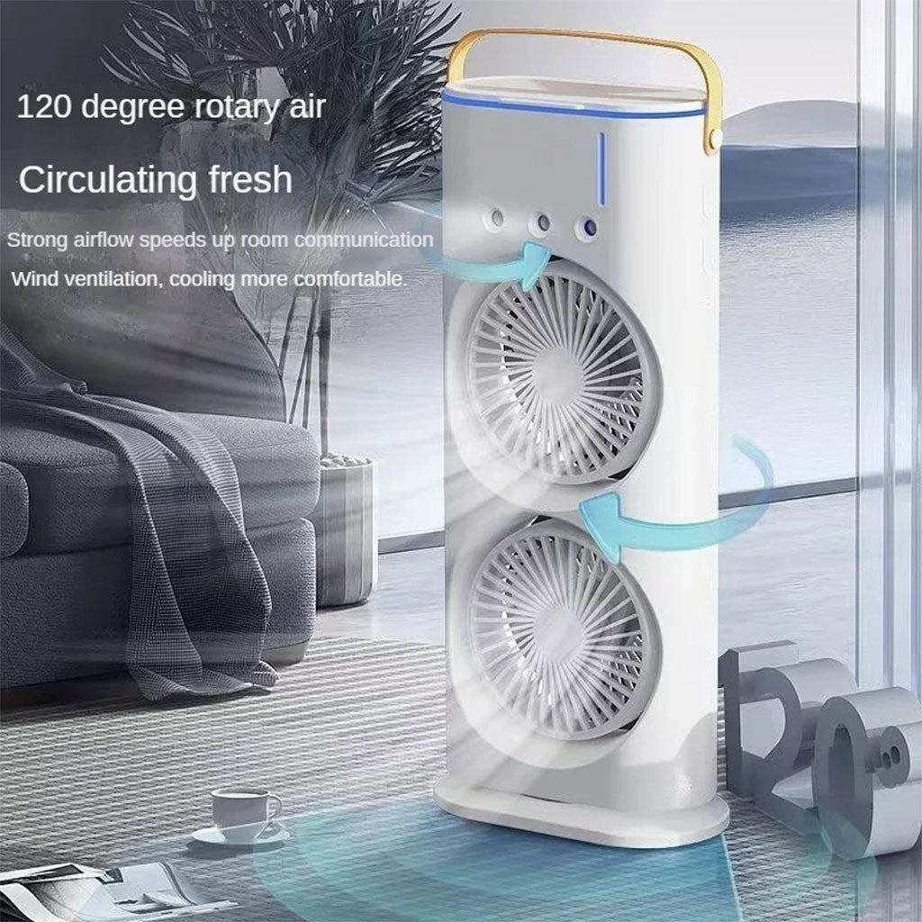 Refroidisseur Portable à Double Ventilateur – جهاز تبريد محمول