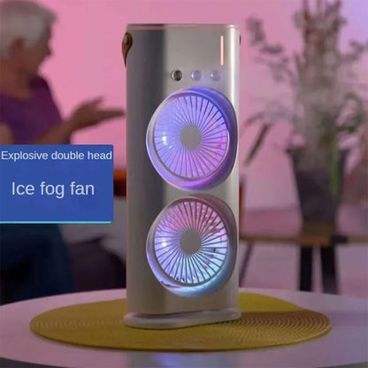 Refroidisseur Portable à Double Ventilateur – جهاز تبريد محمول