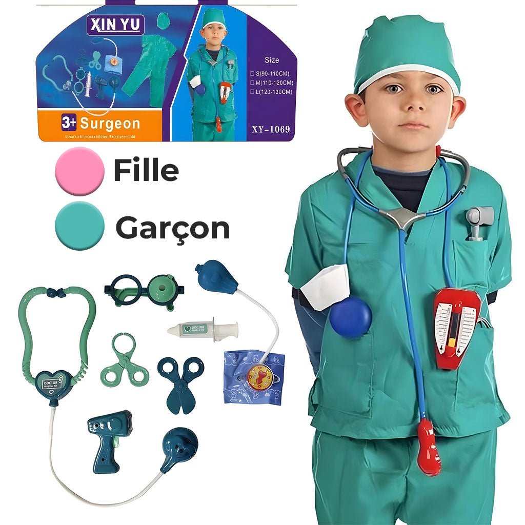 Costume de Chirurgien pour Enfants تنزوت