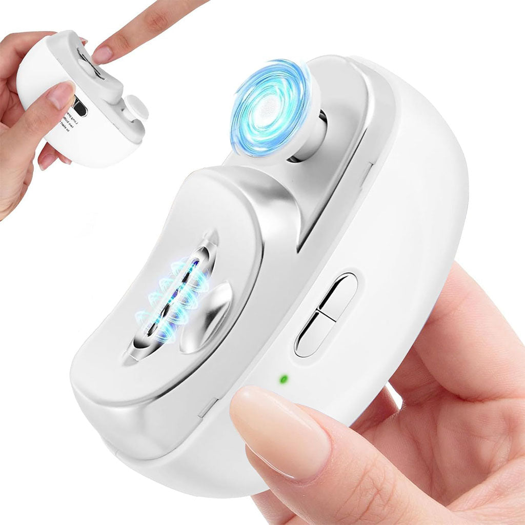Coupe-ongles électrique 2 en 1 avec lumière LED – جهاز تقليم الأظافر للصغار والكبار تنزوت