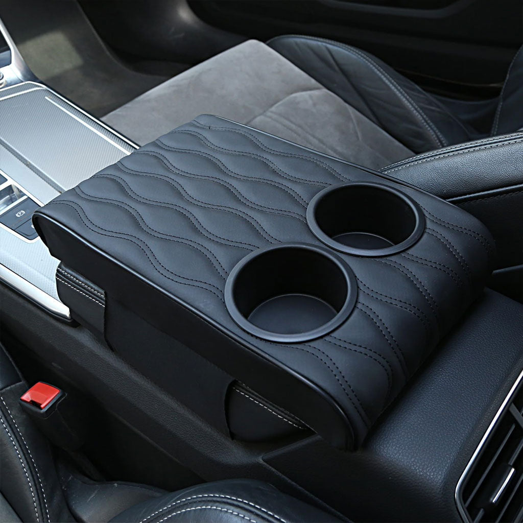 Housse d’accoudoir de voiture avec porte-gobelet