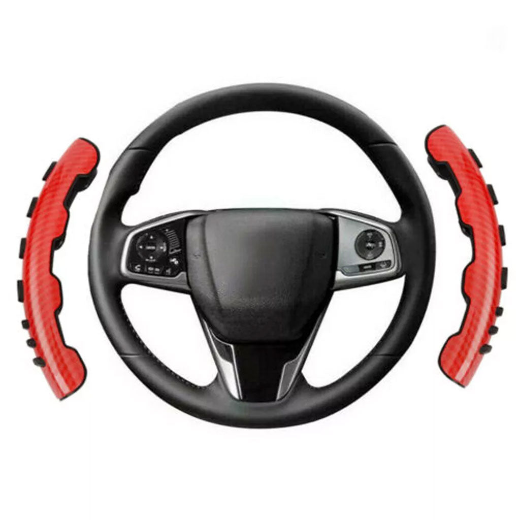 Couvre de volant antidérapantes en carbone perforé taille universelles – غطاء عجلة القيادة