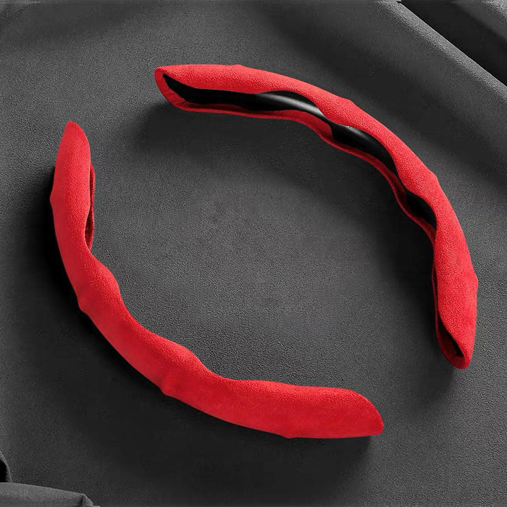 Housse de volant séparée tissue alcantara antidérapant – غطاء عجلة القيادة