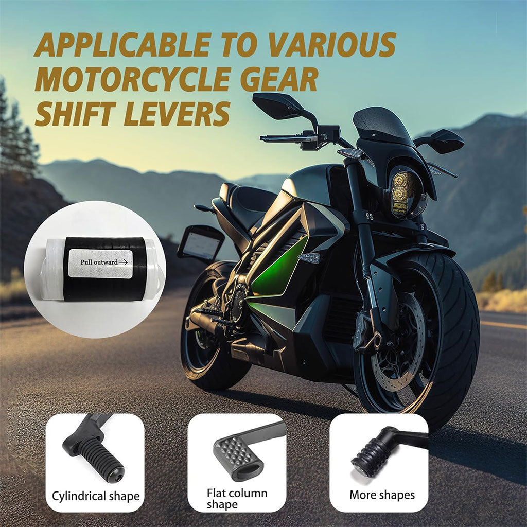 Protège Chaussures pour Moto en Caoutchouc Durable – أداة حماية الأحذية لسائقي الدراجات