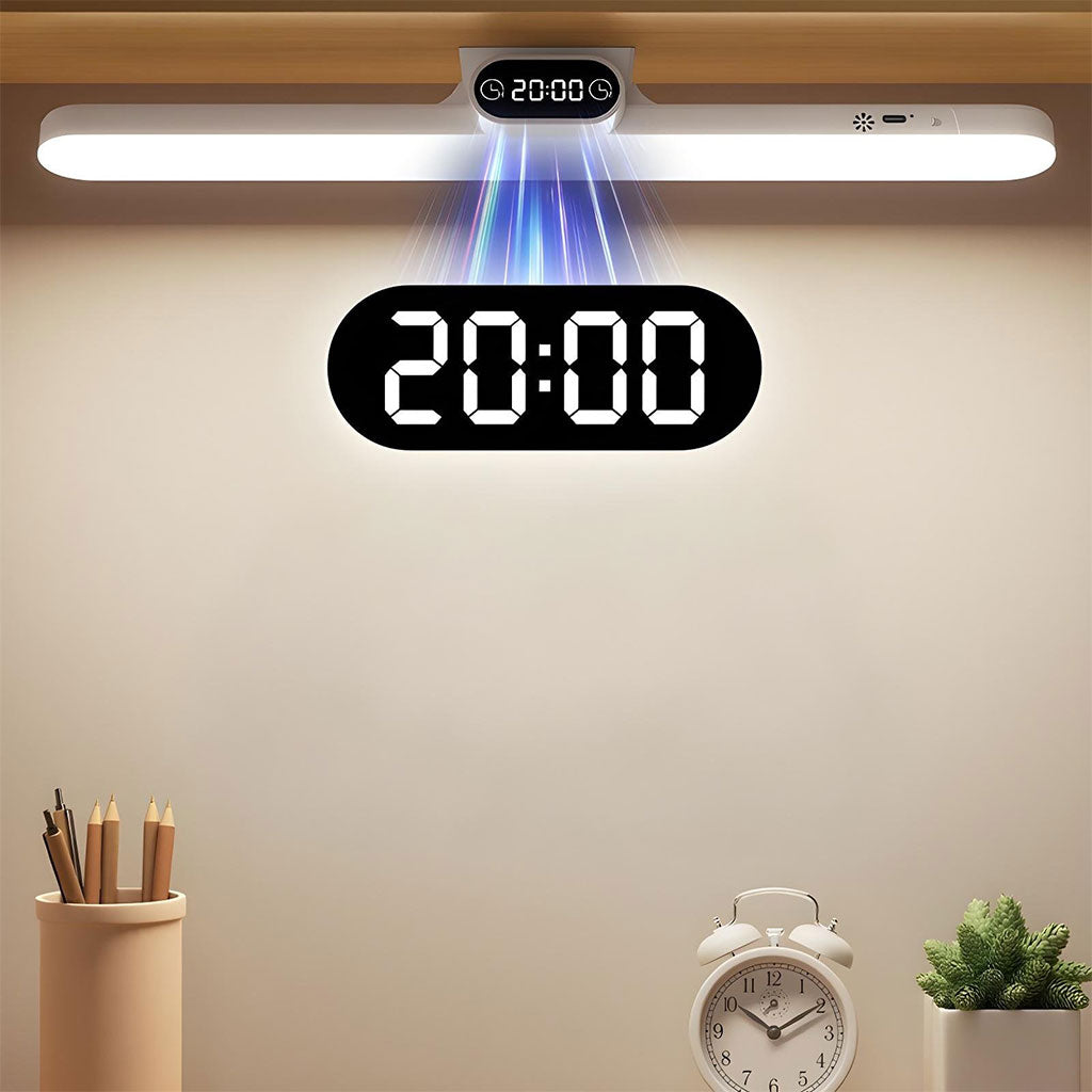 Barre lumineuse LED rechargeable tactile avec 3 modes de couleurs et minuterie GM – مصباح مغناطيسي قابل للتثبيت في عدة أماكن