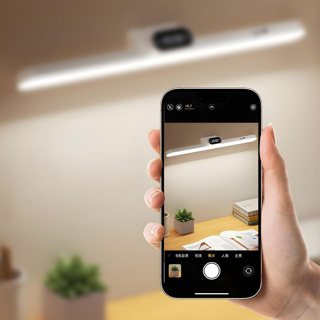 Barre lumineuse LED rechargeable tactile avec 3 modes de couleurs et minuterie GM – مصباح مغناطيسي قابل للتثبيت في عدة أماكن