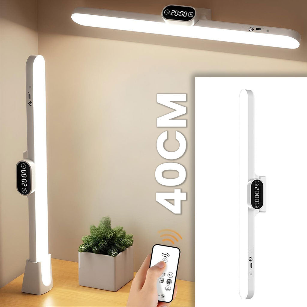 Barre lumineuse LED rechargeable tactile avec 3 modes de couleurs et minuterie GM – مصباح مغناطيسي قابل للتثبيت في عدة أماكن تنزوت