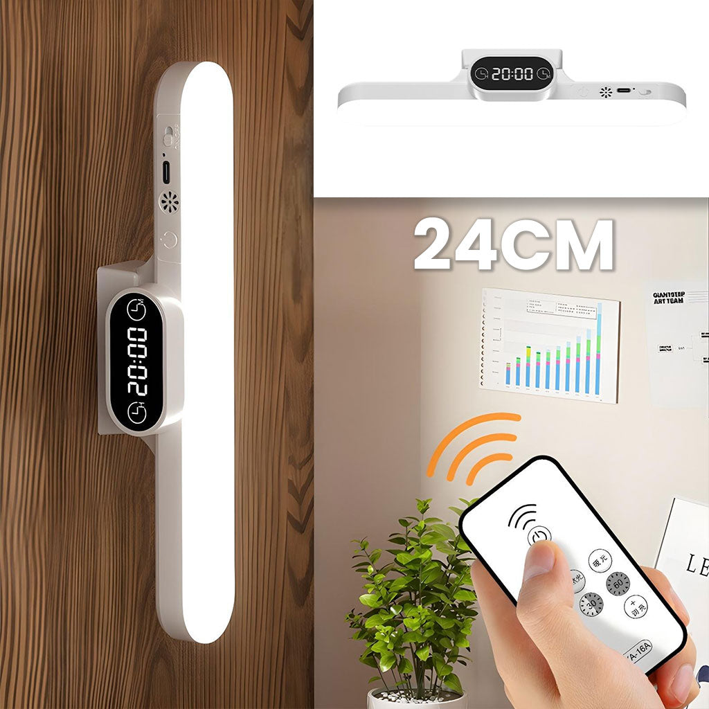 Barre lumineuse LED rechargeable tactile avec 3 modes de couleurs et minuterie PM – مصباح مغناطيسي قابل للتثبيت في عدة أماكن تنزوت