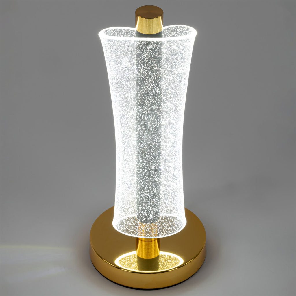 Lampe de Table LED Moderne en Cristal