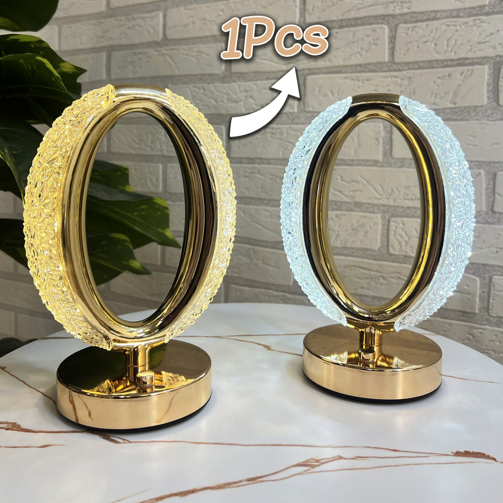 Lampe de table décorative LED forme ovale (1 pièce) تنزوت