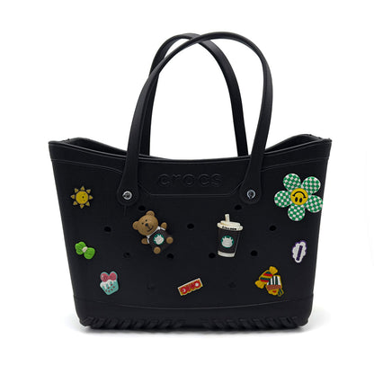Crocs Sac fourre-tout de plage pour femmes imperméable – حقيبة نسائية للنزهات