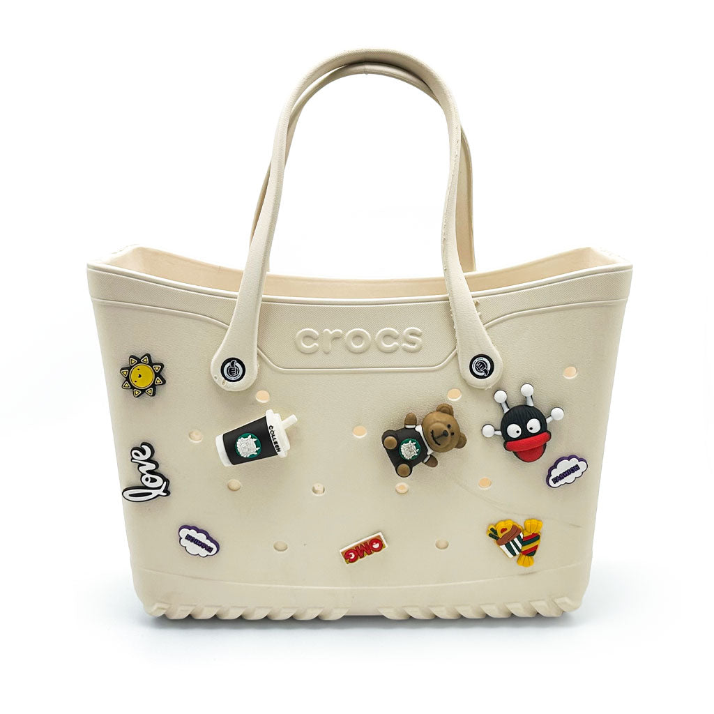 Crocs Sac fourre-tout de plage pour femmes imperméable – حقيبة نسائية للنزهات