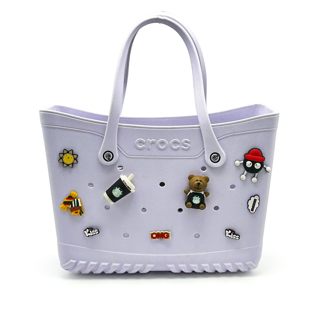 Crocs Sac fourre-tout de plage pour femmes imperméable – حقيبة نسائية للنزهات