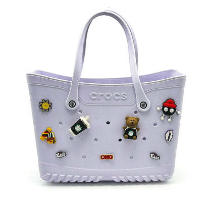 Crocs Sac fourre-tout de plage pour femmes imperméable – حقيبة نسائية للنزهات