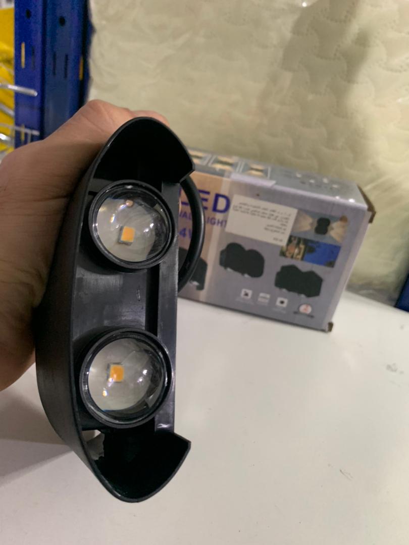 Applique Murale LED 4W D’Éclairage Extérieur 2 Lampes en PP