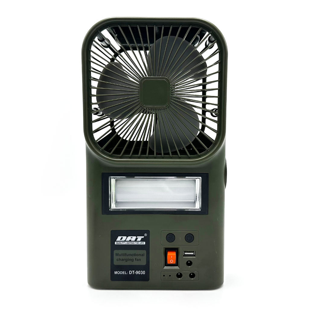 Kit Ventilateur et Lampe avec Panneau Solaire Multifonctionnel DT-9030 – طقم مروحة ومصباح متعدد الإستعمالات