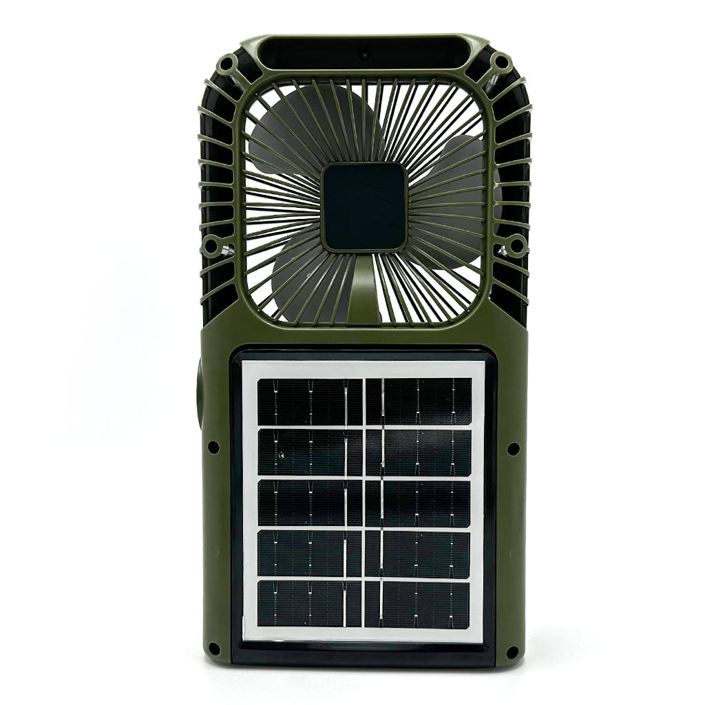 Kit Ventilateur et Lampe avec Panneau Solaire Multifonctionnel DT-9030 – طقم مروحة ومصباح متعدد الإستعمالات