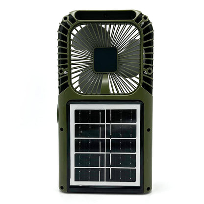Kit Ventilateur et Lampe avec Panneau Solaire Multifonctionnel DT-9030 – طقم مروحة ومصباح متعدد الإستعمالات