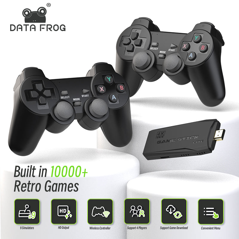 Console de jeu vidéo rétro avec 15000 jeux intégrés +2 manette sans fil 4K HDMI
