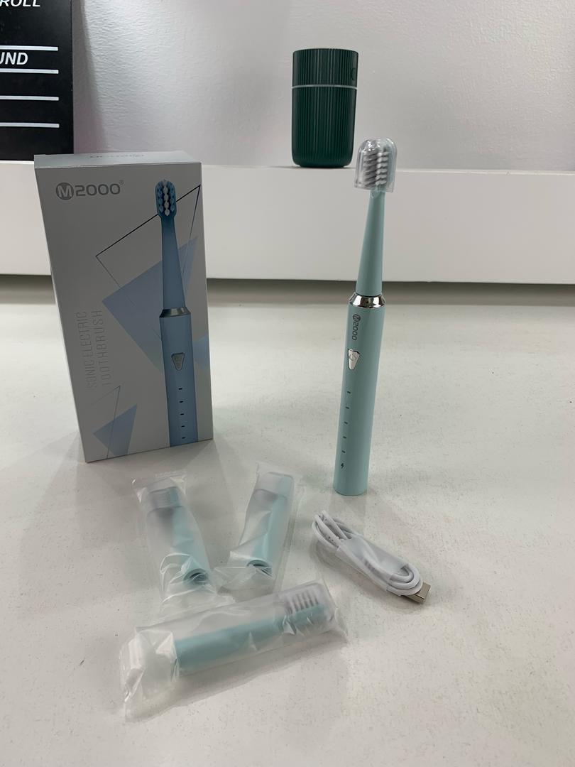 Brosse À Dents Électrique Sonique avec 4 Têtes et 5 Modes – فرشاة أسنان