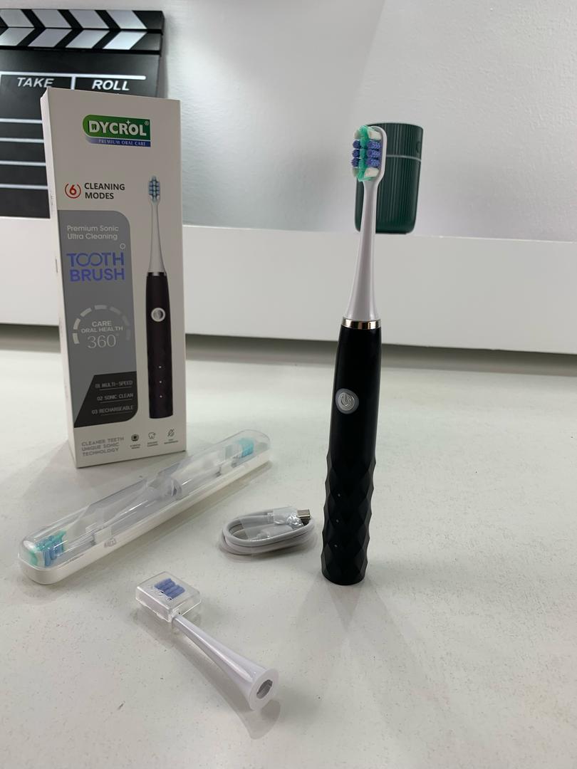 Brosse à dents électrique sonique 6 modes réglables avec 4 têtes – فرشاة أسنان